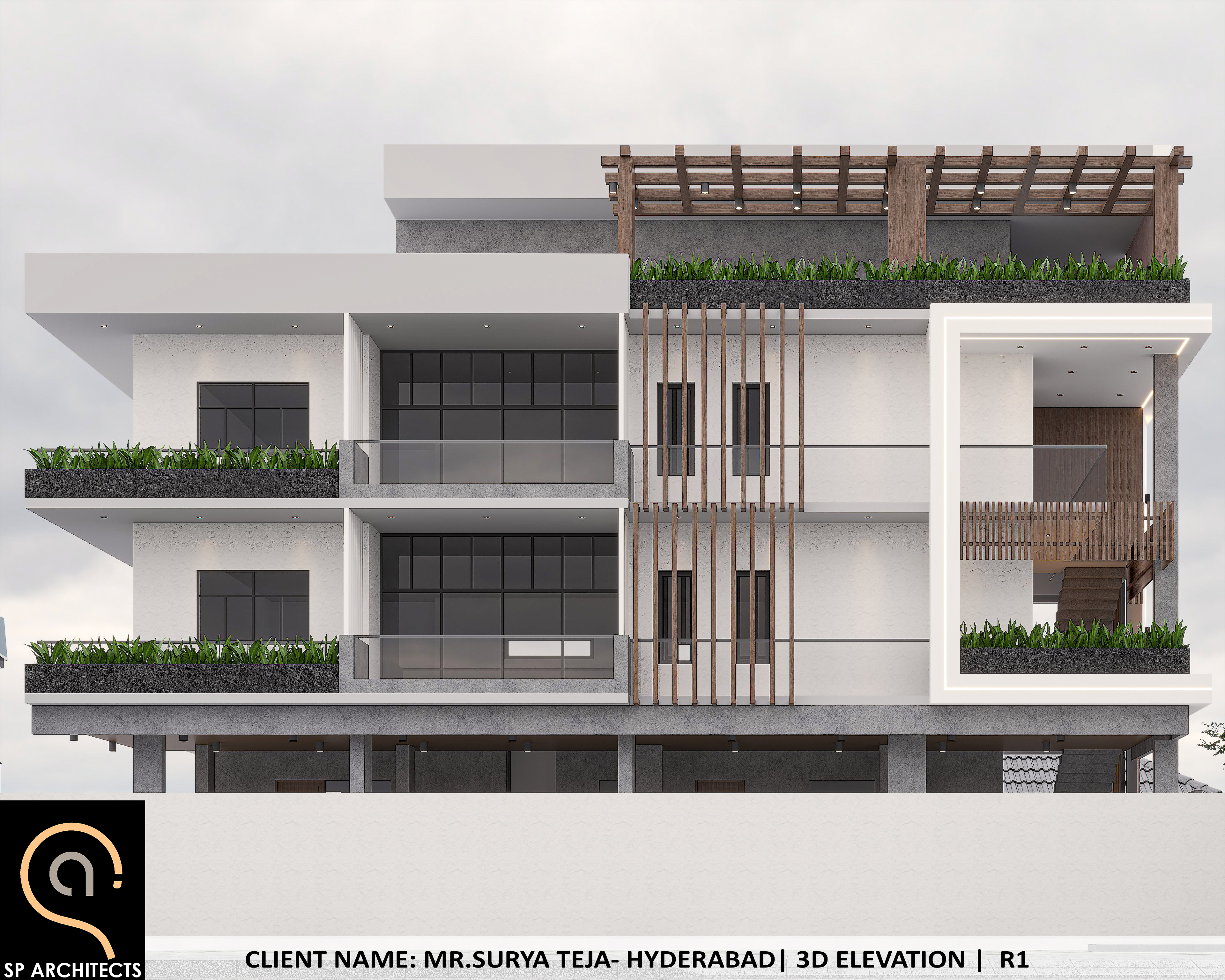 NS Reddy Residence selected drawing 3